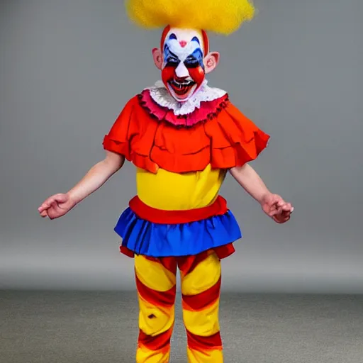 Prompt: adam trevor as a clown