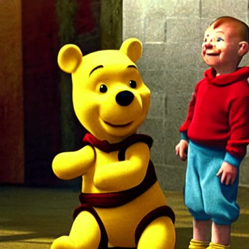 Image similar to Walter white as Winnie the Pooh, photo