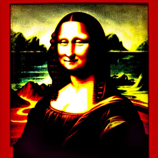 Prompt: Stunning modern studio portrait photograph of the original female model named Mona Lisa standing in a white room wearing a red dress, XF IQ4, f/1.4, ISO 200, 1/160s, 8K, RAW, unedited, symmetrical balance, in-frame, sharpened