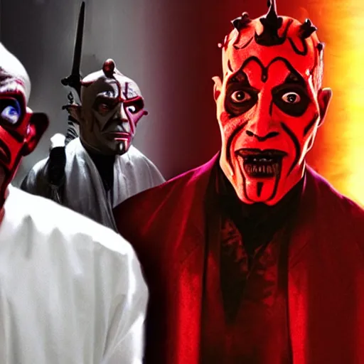 Image similar to gus fring as darth maul