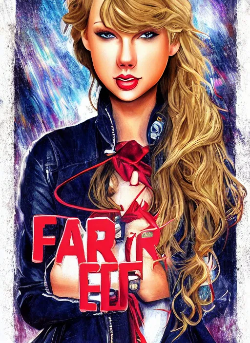 Image similar to fear street book cover of taylor swift cheerleader by mark garro