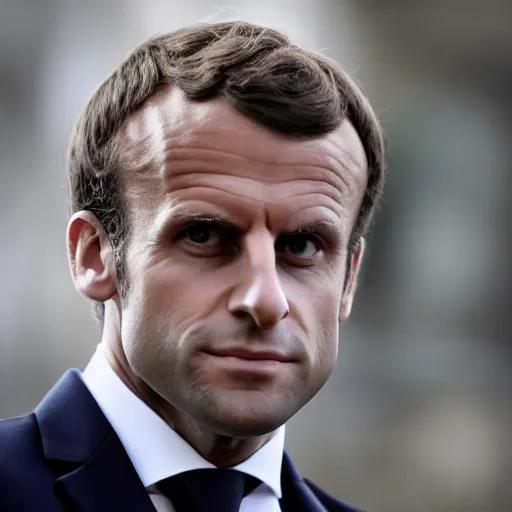 Image similar to Emmanuel Macron as a trade worker, Realistic, HDR, HDD, 8K, Profile Picture 1024px