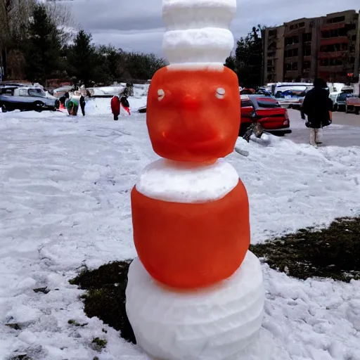 Image similar to hamburger ice sculpture