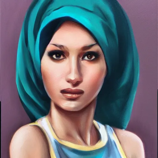 Prompt: female portraits by ahmed aldoori, artwalshy