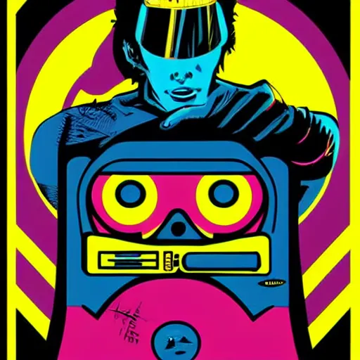 Image similar to retro futurist illustration art by butcher billy