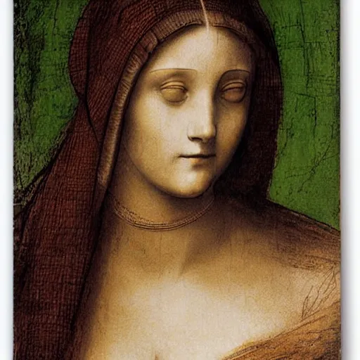 Prompt: woman by leonardo da vinci