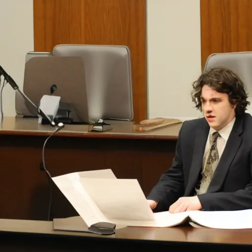 Image similar to King King attorney at law arguing his case in front of the jury