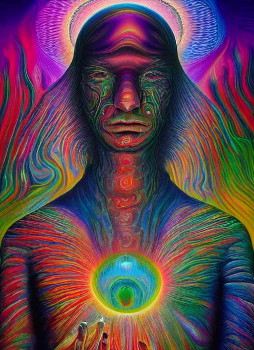 Prompt: portrait ultra dimensional entity, accidentally tripping on dmt and acid, psychedelic experience, overwhelming psychosis of self realization and burning awakening, masterpiece composition, by barclay shaw