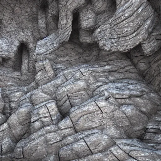 Prompt: abstract cave, highly detailed, 8k, smooth