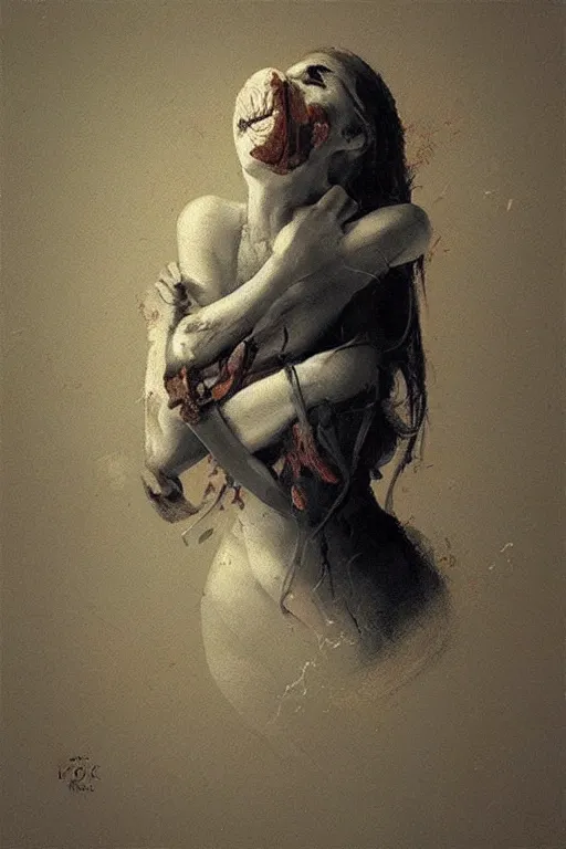 Image similar to “ art by sergei kolesov ”