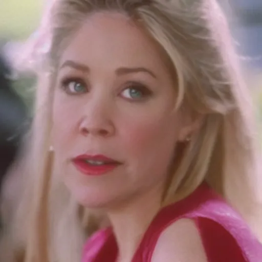 Prompt: a cross between christina applegate and an apple