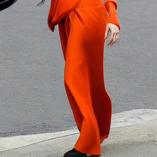 Image similar to angelina jolie starring as an orange