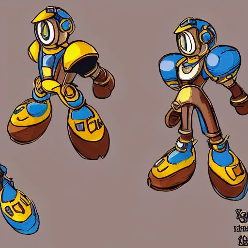 Image similar to megaman steampunk spritesheet