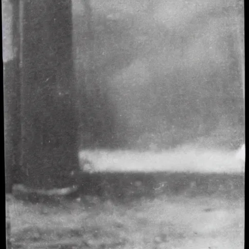 Image similar to First photograph ever taken, film grain, highly blurry, cinematic, 19th-century, old photography, dramatic