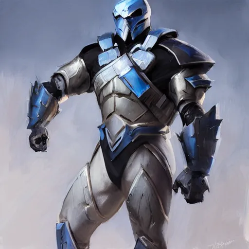 Image similar to greg manchess portrait painting of armored subzero from mortal kombat as overwatch character, medium shot, asymmetrical, profile picture, organic painting, sunny day, matte painting, bold shapes, hard edges, street art, trending on artstation, by huang guangjian and gil elvgren and sachin teng