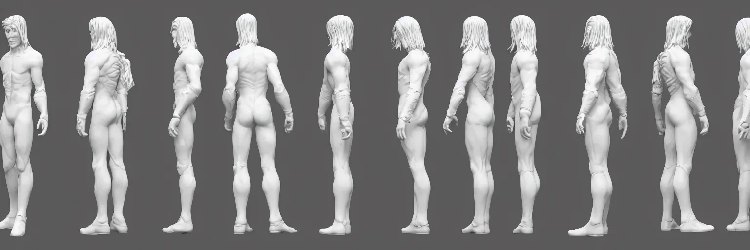 Prompt: pure white angel character study of male tori spelling, clear faces, screenwriter, introvert, outsider, geek, disturbed, emotional, character sheet, fine details, concept design, contrast, kim jung gi, pixar and da vinci, trending on artstation, 8 k, full body and head, turnaround, front view, back view, ultra wide angle