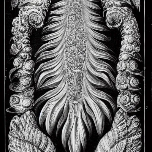 Image similar to drawing by haeckel