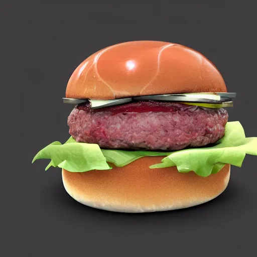 Image similar to a blobfish burger, lifelike, extremely detailed, 8k resolution