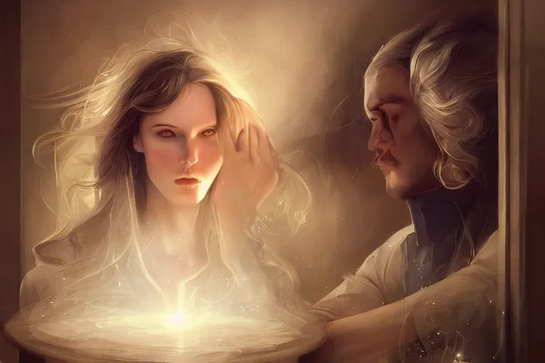 Prompt: time flies by at the speed of the light, hour glass, coherent composition, by Charlie Bowater, by Mark Brooks