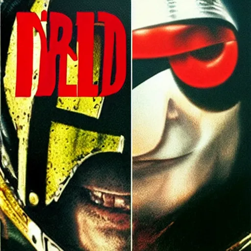 Image similar to Dredd starring Michael Jackson,