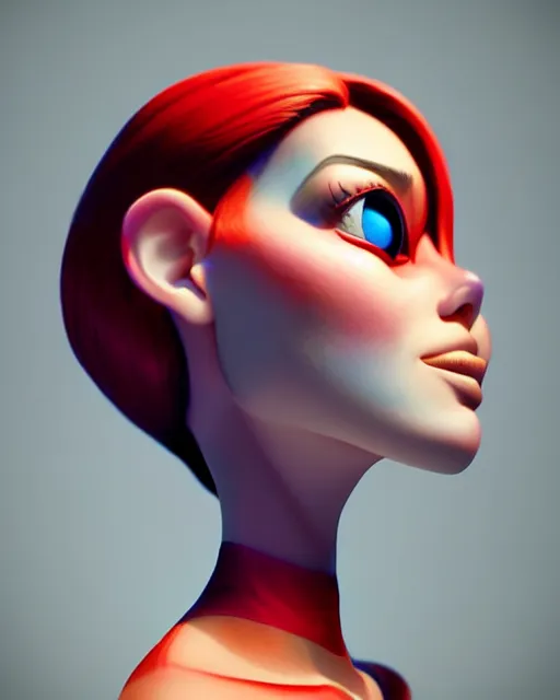 Image similar to richly detailed color illustration of a 3d-animation-made-in-cinema4d illustrated by Artgerm and Mina Petrovic and Timothy Kong and Marina Federovna. 3D shadowing