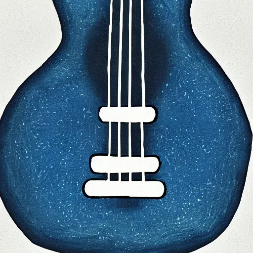 Image similar to a blue magic guitar