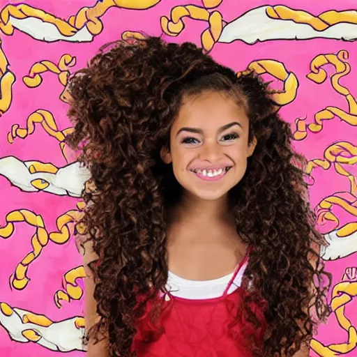 Image similar to alexara burnell as curly fries