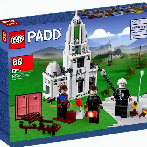 Image similar to father ted lego playset, promotional photographs, high - detailed, award - winning, 8 k hdr