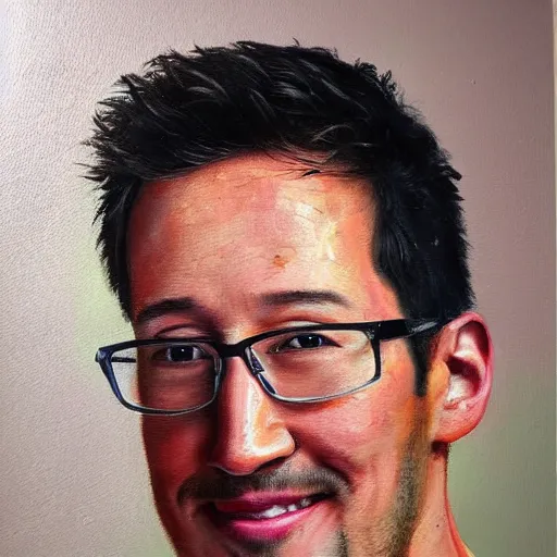 Prompt: markiplier portrait as het meisje met de parel, het meisje met de parel, oil painting, traditional art, detailed, histroical