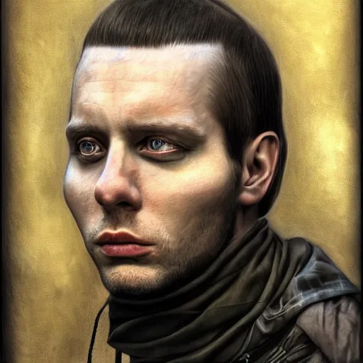 Image similar to portrait of yegor prosvirnin, photo - realistic, color image, 2 k, highly detailed, by h. r. giger