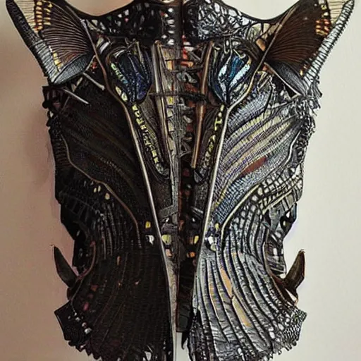 Prompt: “ butterfly armor. intricate. detailed. award winning. ”