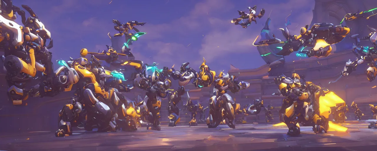 Image similar to a stunning loading screen for a new overwatch map