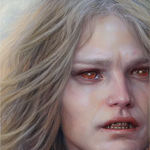 Prompt: Griffith, close-up portrait art by Donato Giancola and James Gurney, digital art, trending on artstation