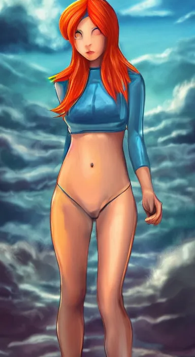 Prompt: Samus Aran\'s casual day at the beach, high quality digital art by Sakimichan, trending on ArtStation, absurdres