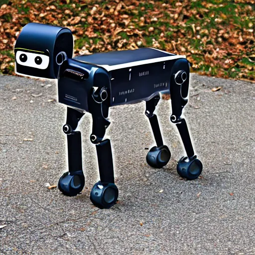 Prompt: a robot dog