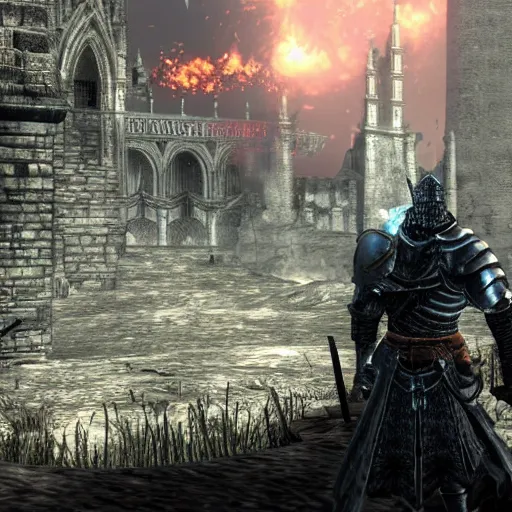 Image similar to screenshot dark souls