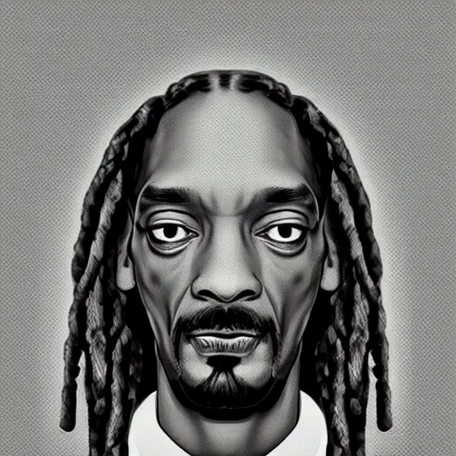 Image similar to snoop dog digital art