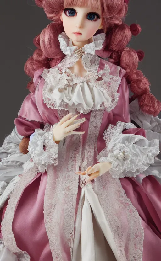 Image similar to dollfie in baroque dress