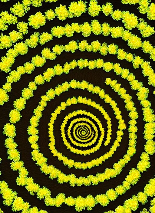 Image similar to toroidal flower field