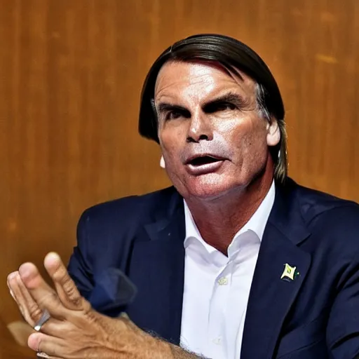 Image similar to Bolsonaro with long Horns
