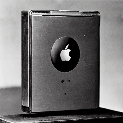 Image similar to a photo of an iPod manufactured in the 1930s, 1935