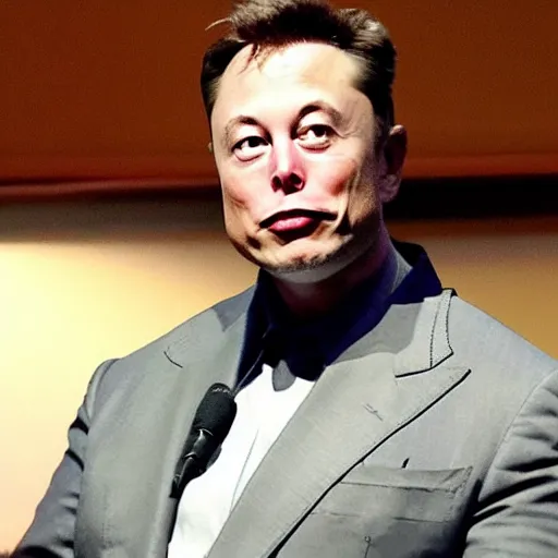 Prompt: origami elon musk