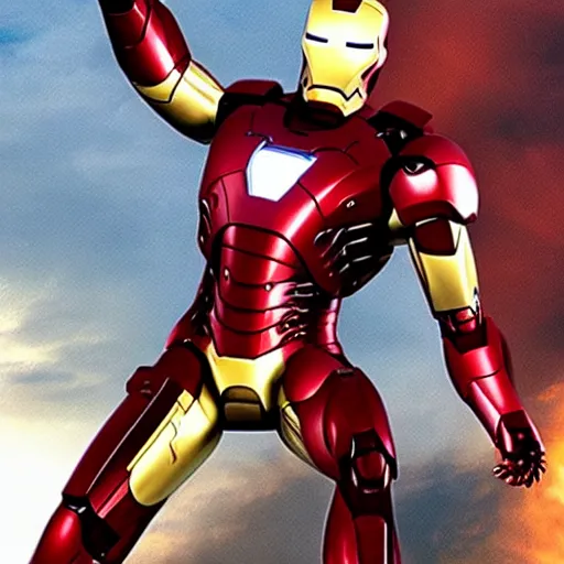 Image similar to tom cruise as superior iron man