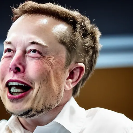 Prompt: Elon Musk eating the world, high quality