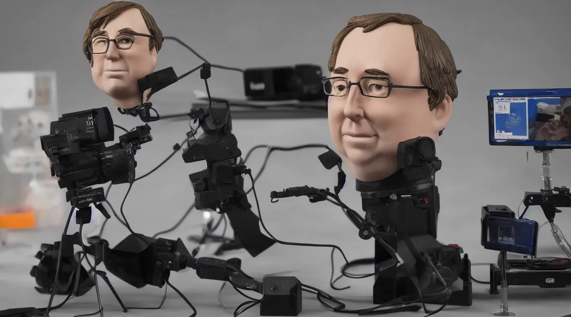 Image similar to vinil scale figure of Linus Torvalds, photo product