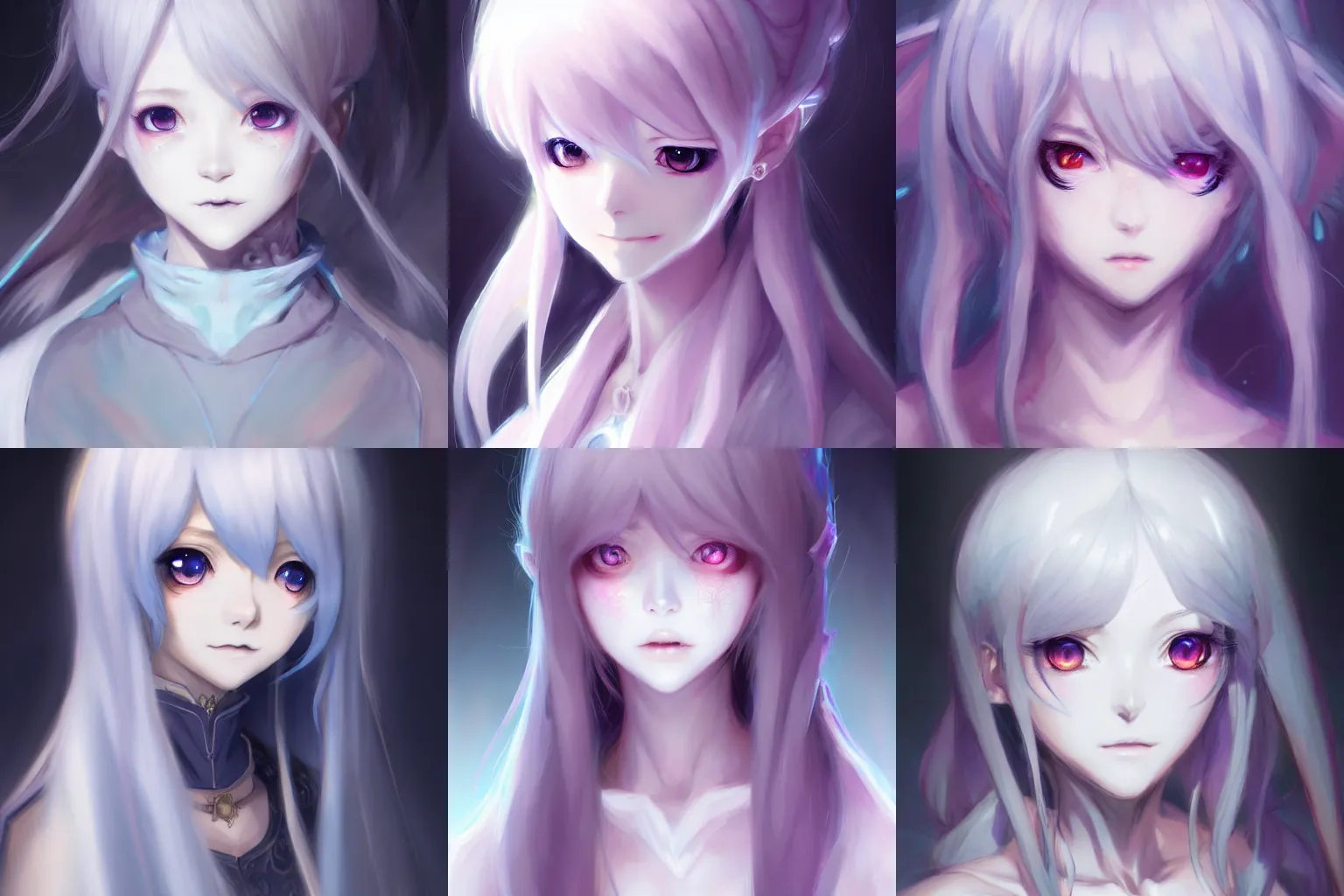 character concept art of a beautiful anime ghost girl | Stable Diffusion