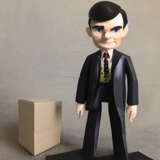 Image similar to alan turing stop motion vinyl action figure, plastic, toy