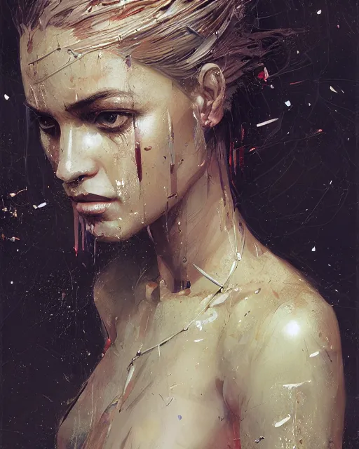 Prompt: beauty girl, hyper detailed, insane details, intricate, elite, elegant, luxury, by ismail inceoglu dragan bibin hans thoma greg rutkowski alexandros pyromallis rene maritte illustrated, perfect face, fine details, realistic shaded, fine - face, pretty face