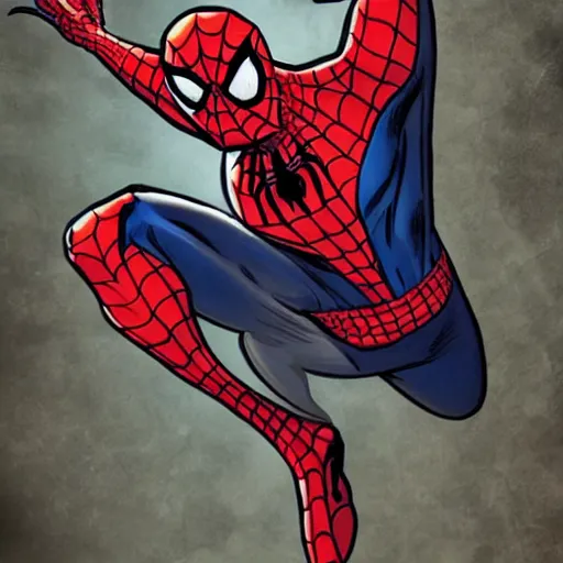 Image similar to medieval spider - man