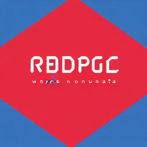 Image similar to minimalistic logo of 23/6, 23, 6, red and blue colos at white background